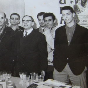 L'équipe d'Alger Républicain autour de Henri Alleg