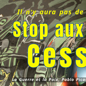Banderolle contre la guerre (armes)