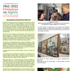 Exposition sur le voyage vénissian en Algérie. Jour 2 page 2