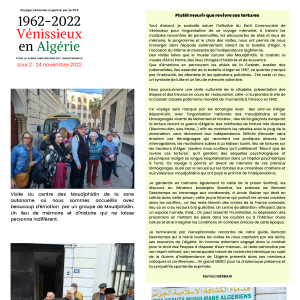 Exposition sur le voyage vénissian en Algérie. Jour 2 page 1