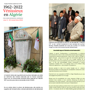 Exposition sur le voyage vénissian en Algérie. Jour 2 page 6