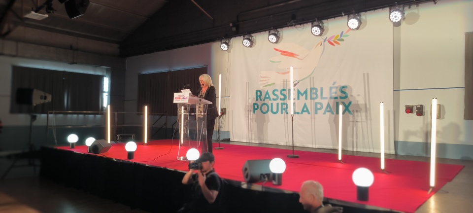 Michèle Picard, maire PCF de Vénissieux, une ville pour la paix