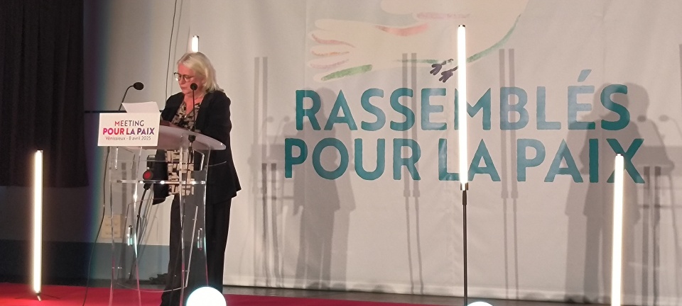 Michèle Picard, maire PCF de Vénissieux, une ville pour la paix