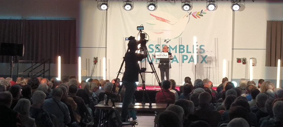 Arlette Cavillon, coprésidente du mouvement de la paix