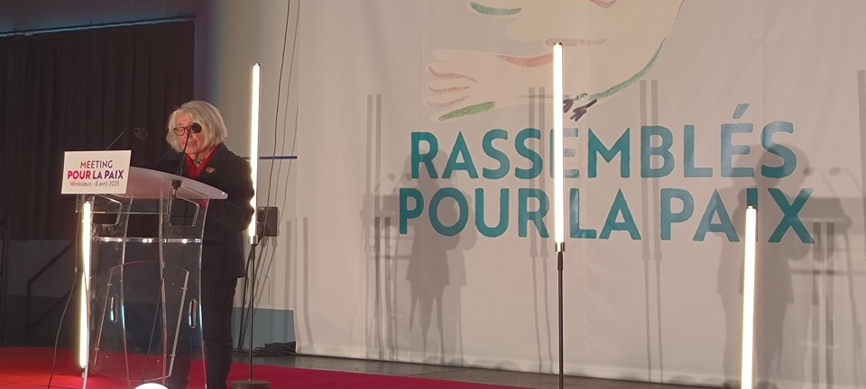 Arlette Cavillon, coprésidente du mouvement de la paix