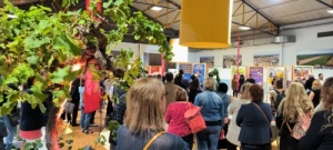 La balade dans l'exposition… aérée, belle et agréable !